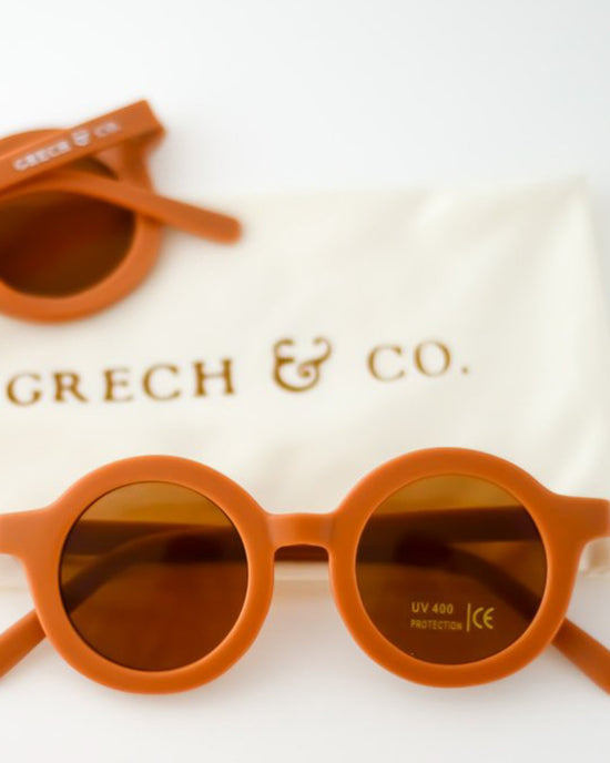 Little grech + co accessories sustainable sunglasses in spice