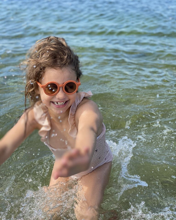 Little grech + co accessories sustainable sunglasses in spice