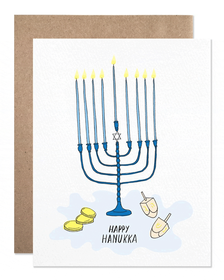 Little hartland brooklyn paper+party happy hanukka card