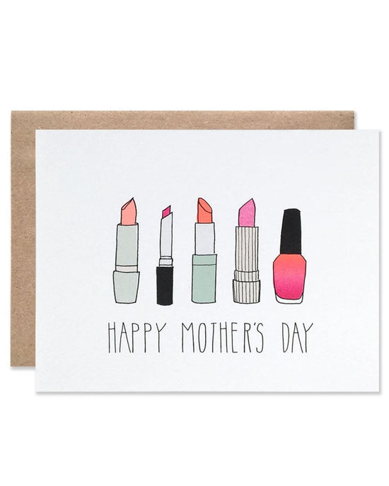 Little hartland brooklyn paper+party mother's day lipstick card