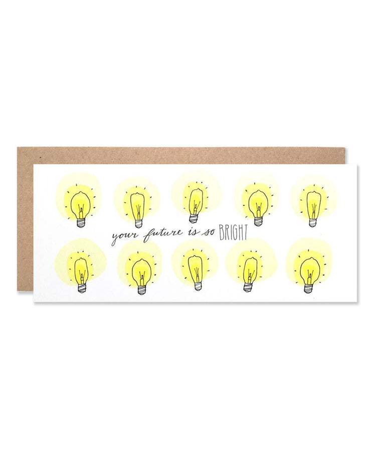 Little hartland brooklyn paper+party your future is so bright card