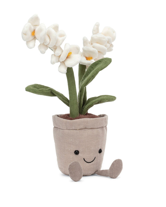Little jellycat play amuseable cream orchid