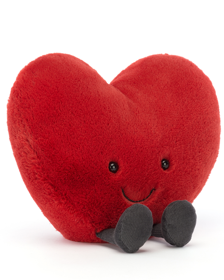 Little jellycat play amuseable red heart large