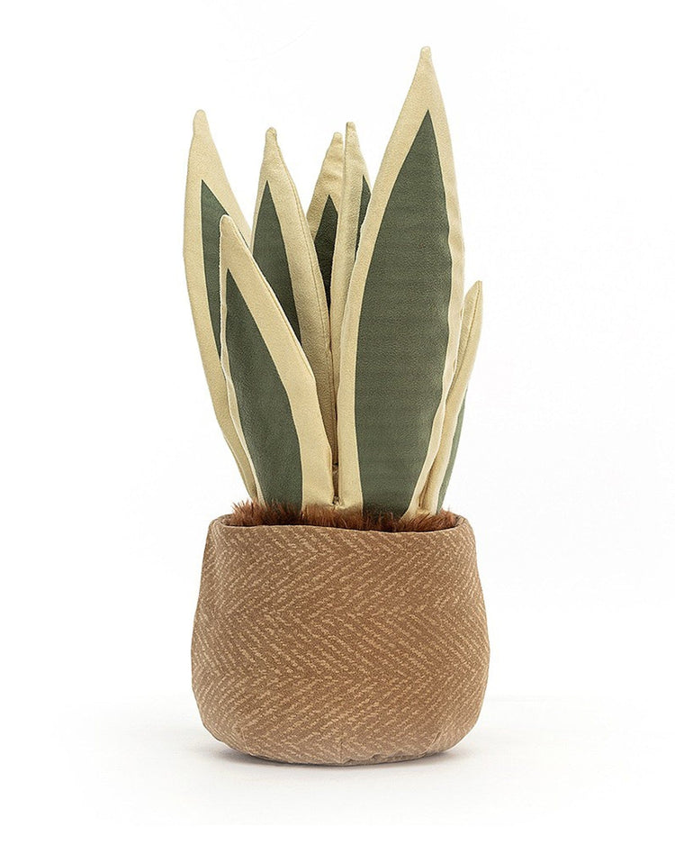 Little jellycat play amuseable snake plant
