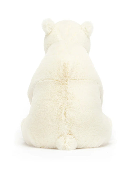 Little jellycat play elwin polar bear small