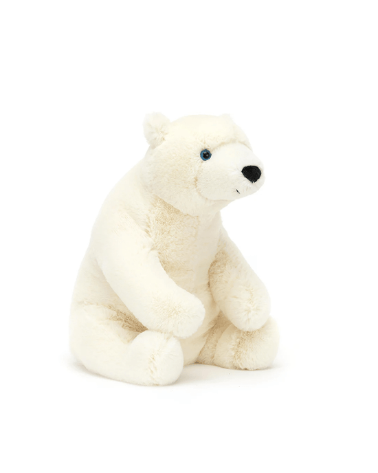 Little jellycat play elwin polar bear small