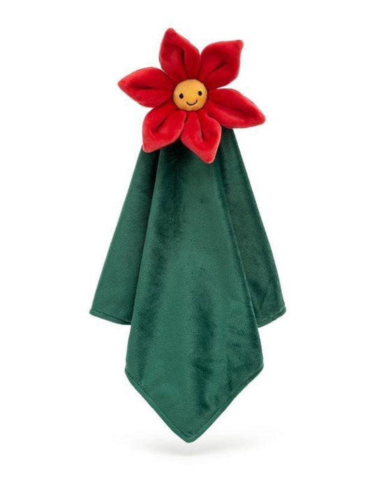 Little jellycat play fleury poinsettia soother