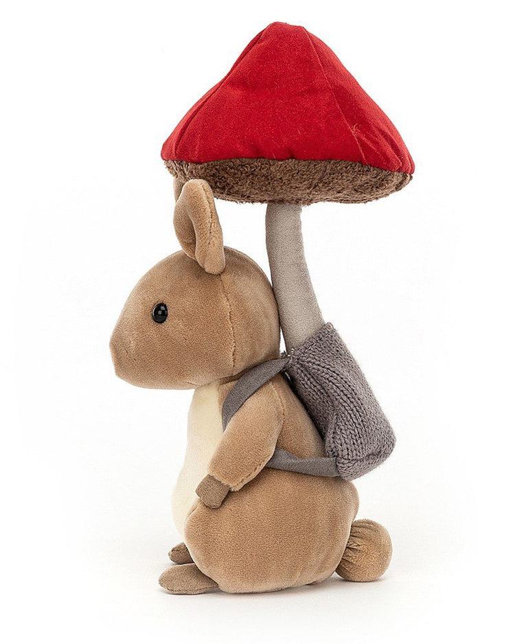 Little jellycat play fungi forager bunny