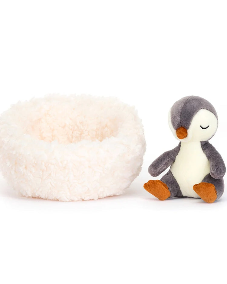 Little jellycat play hibernating penguin