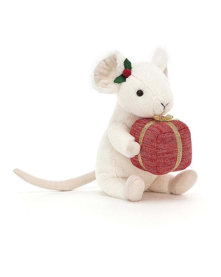 Little jellycat play merry mouse present