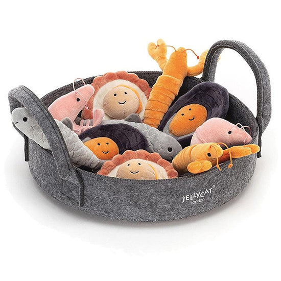 Little jellycat play sensational seafood tray