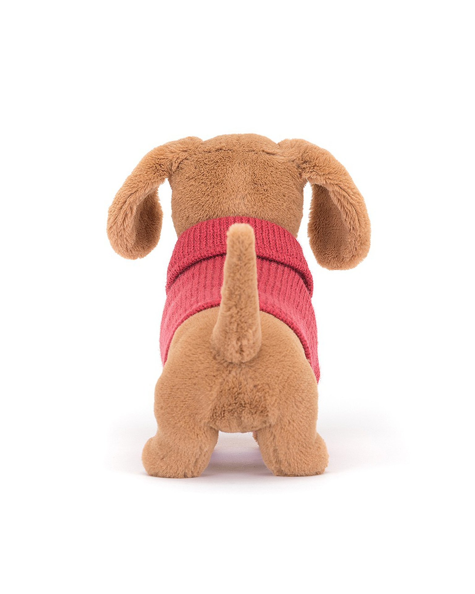 Little jellycat play sweater sausage dog pink