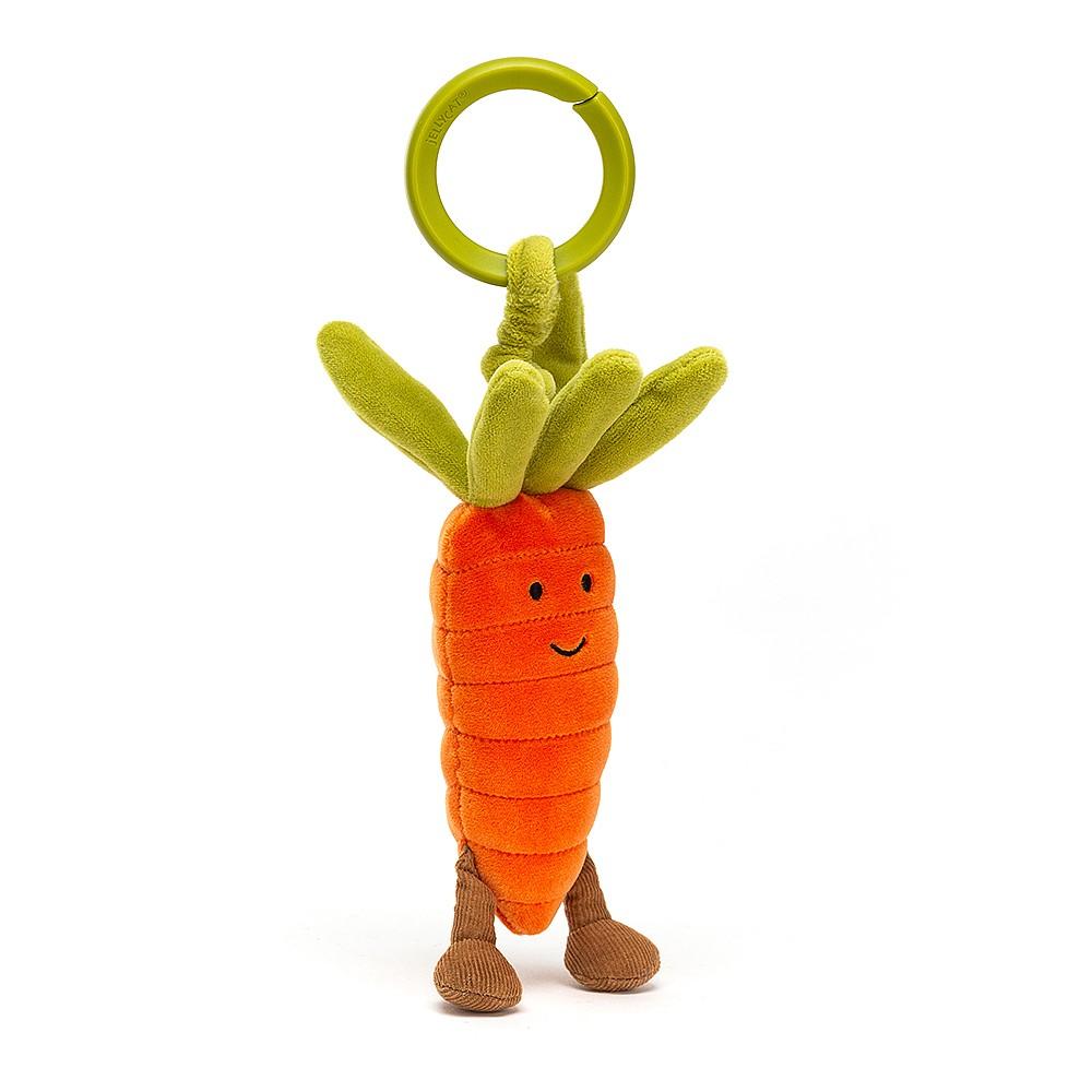 Little jellycat play vivacious vegetable carrot jitter