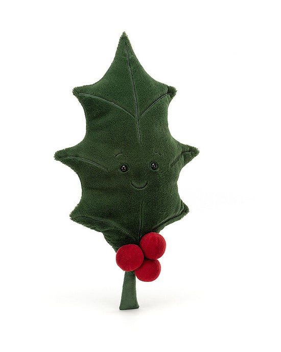 Little jellycat play woodland holly leaf