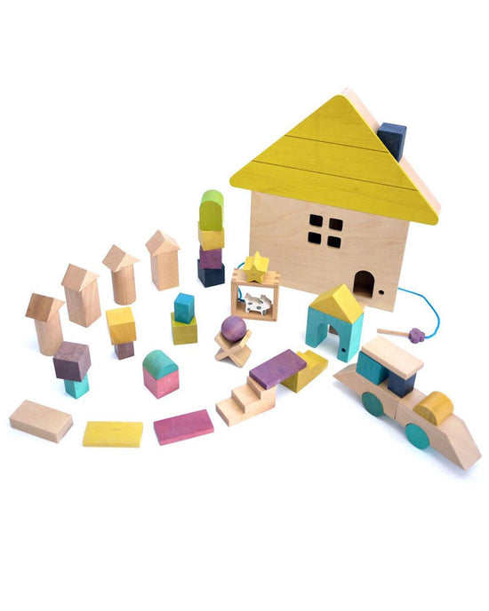 Little kiko+ and gg* play tsumiki building blocks