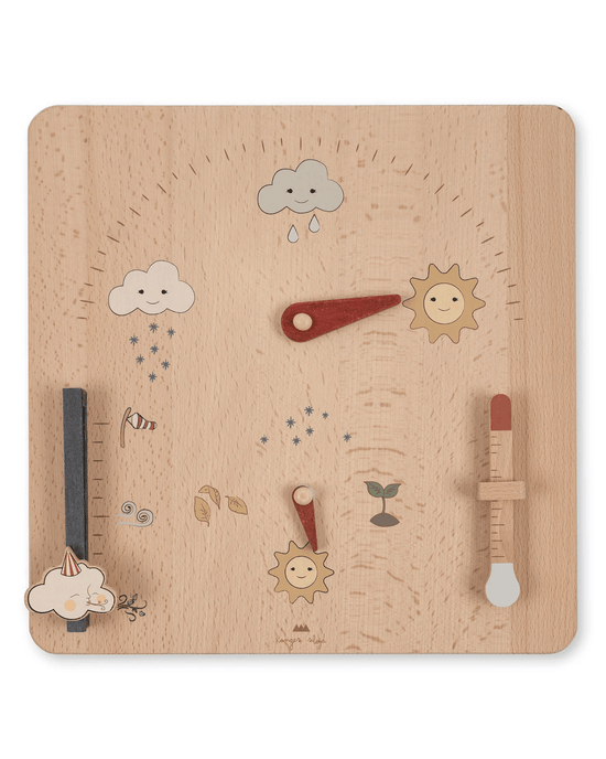 Little konges sløjd play wooden weather station