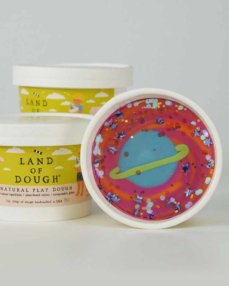 Little land of dough play saturn sparkle luxe cup
