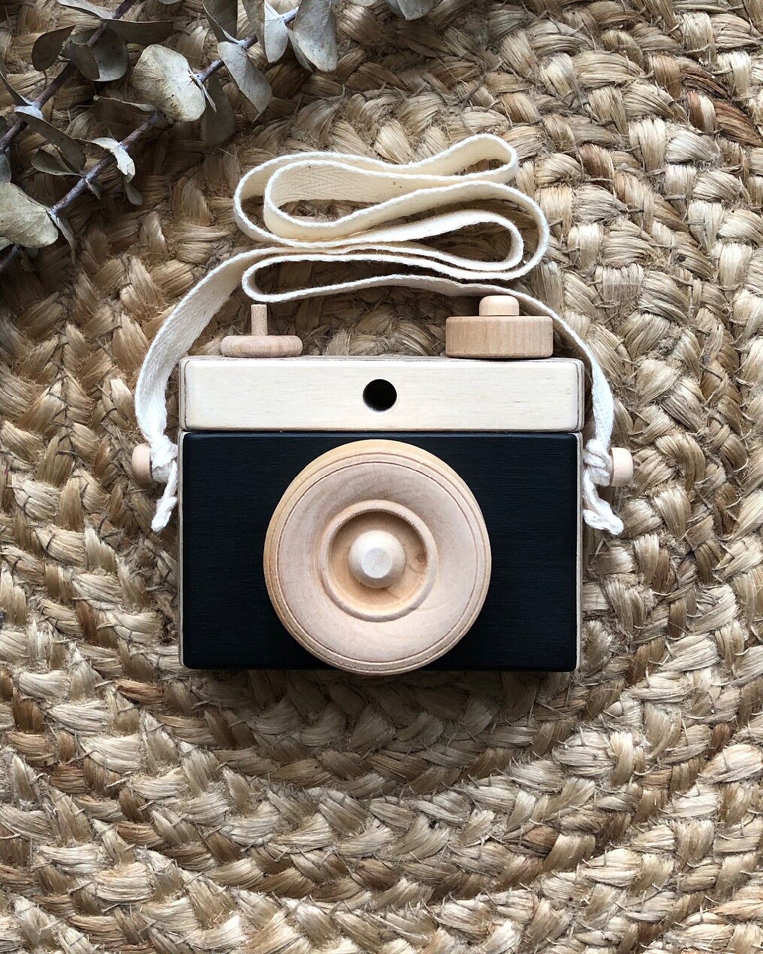 Little little rose & co. play classic camera - black