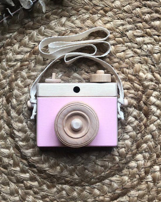 Little little rose & co. play classic camera - pink