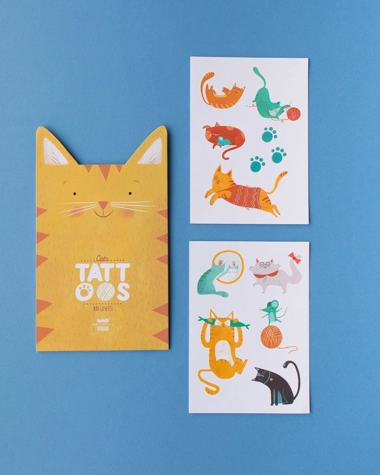 Little londji play cat tattoos