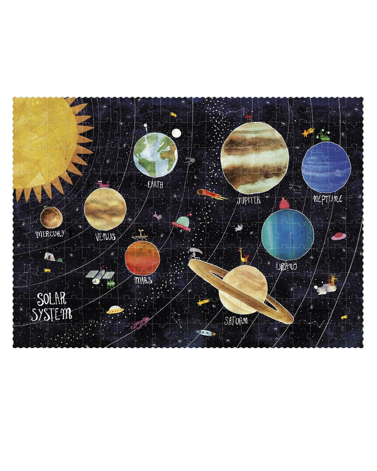 Little londji play discover the planets glow in the dark puzzle
