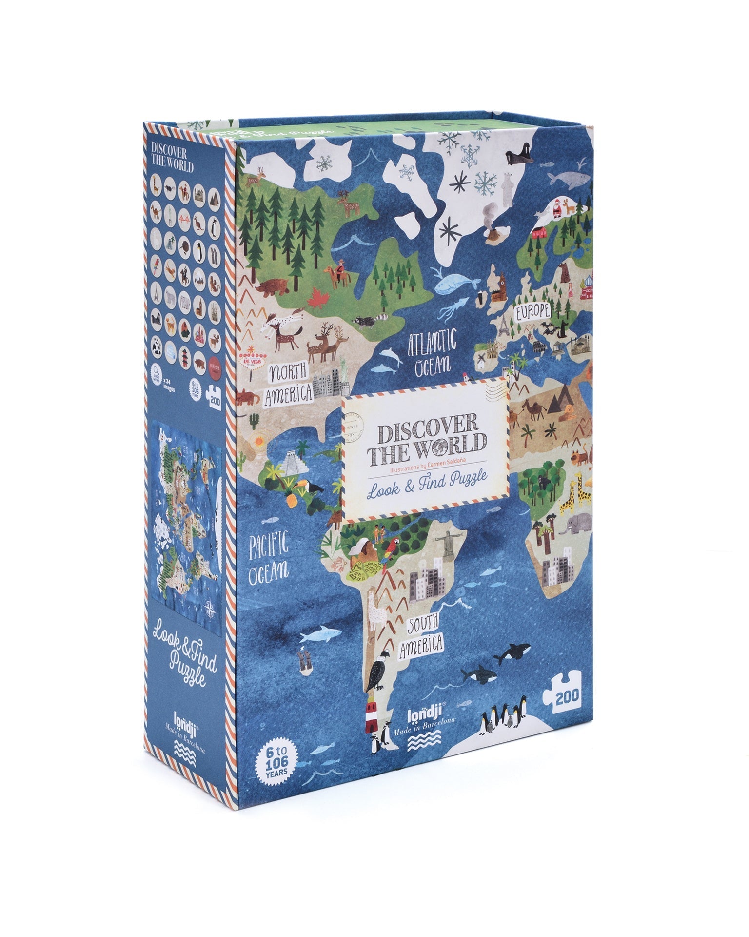 Little londji play discover the world puzzle