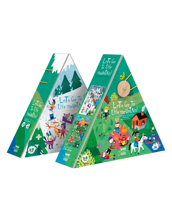 Little londji play let's go to the mountain reversible puzzle