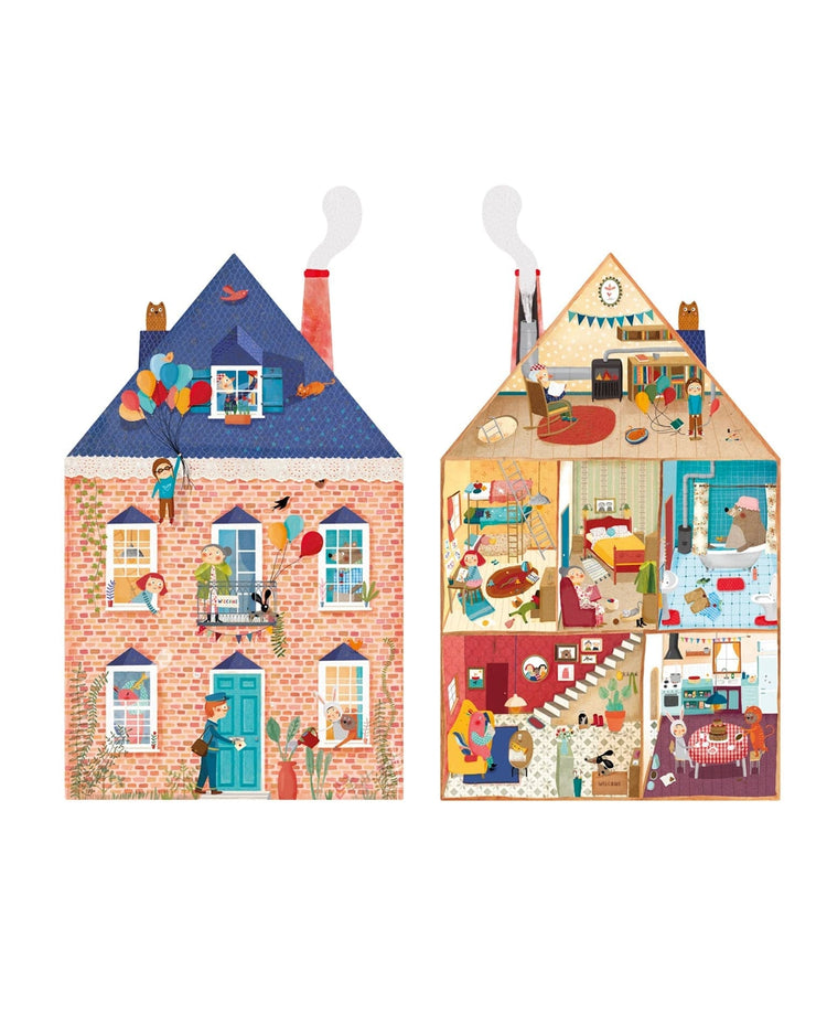 Little londji play welcome to my home reversible puzzle