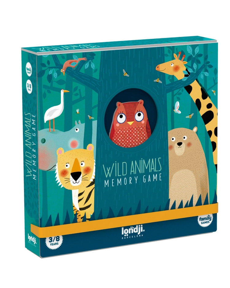 Little londji play wild animals memory game