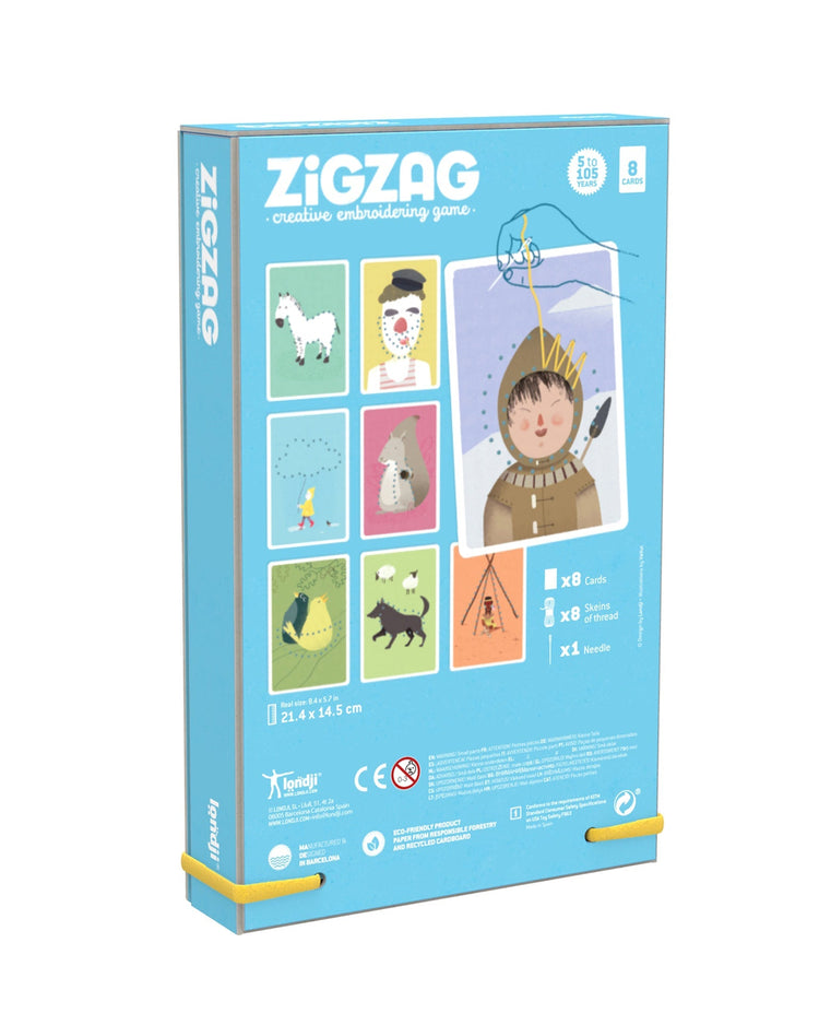 Little londji play zigzag embroidery activities game