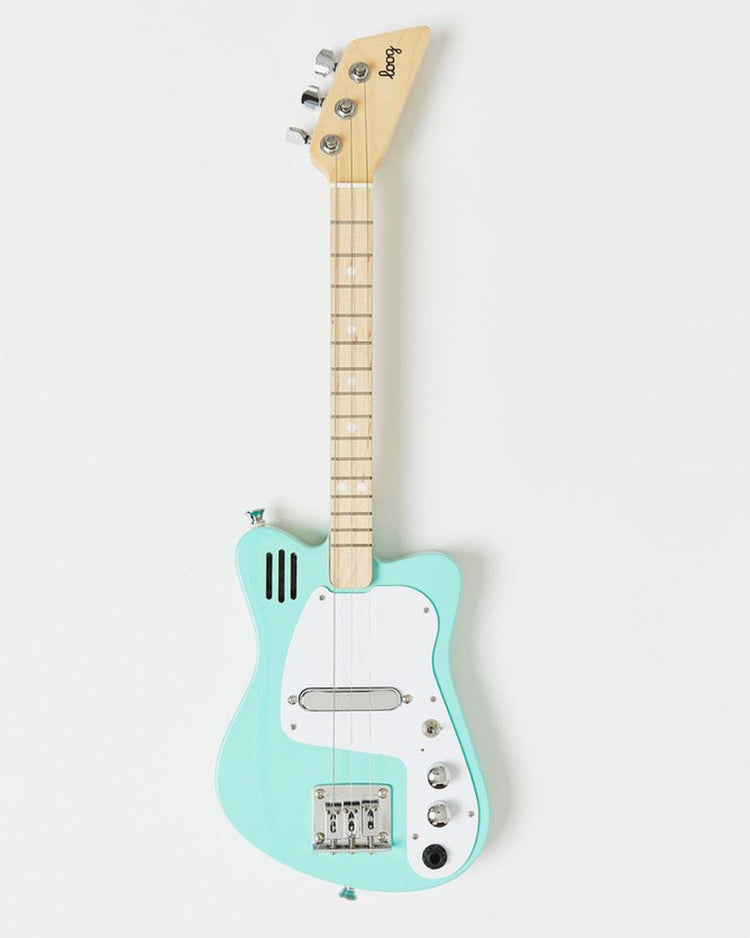 Little loog guitars play loog mini electric in green