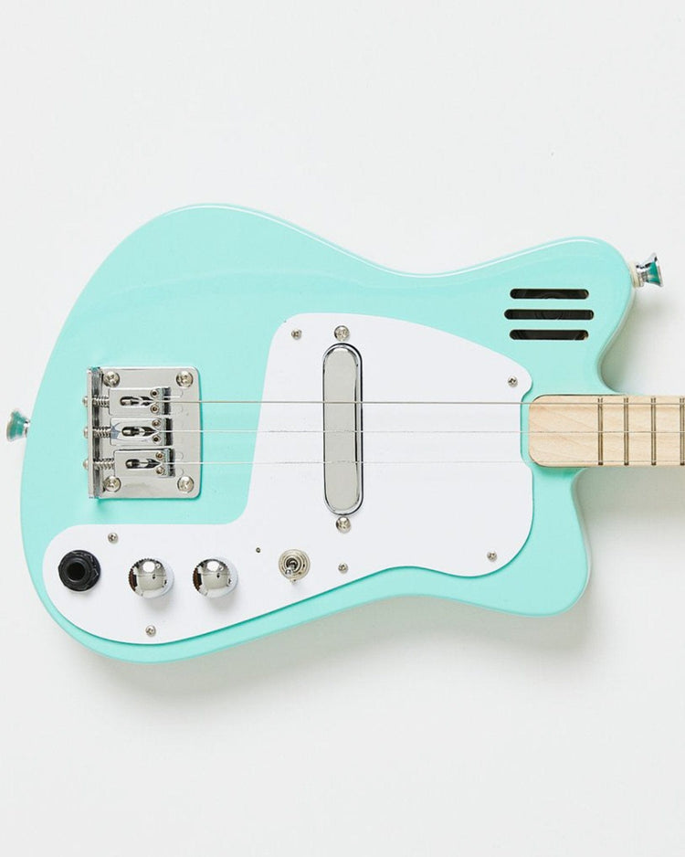 Little loog guitars play loog mini electric in green