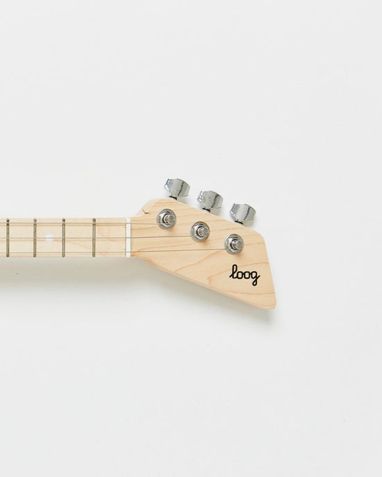 Little loog guitars play loog mini electric in white