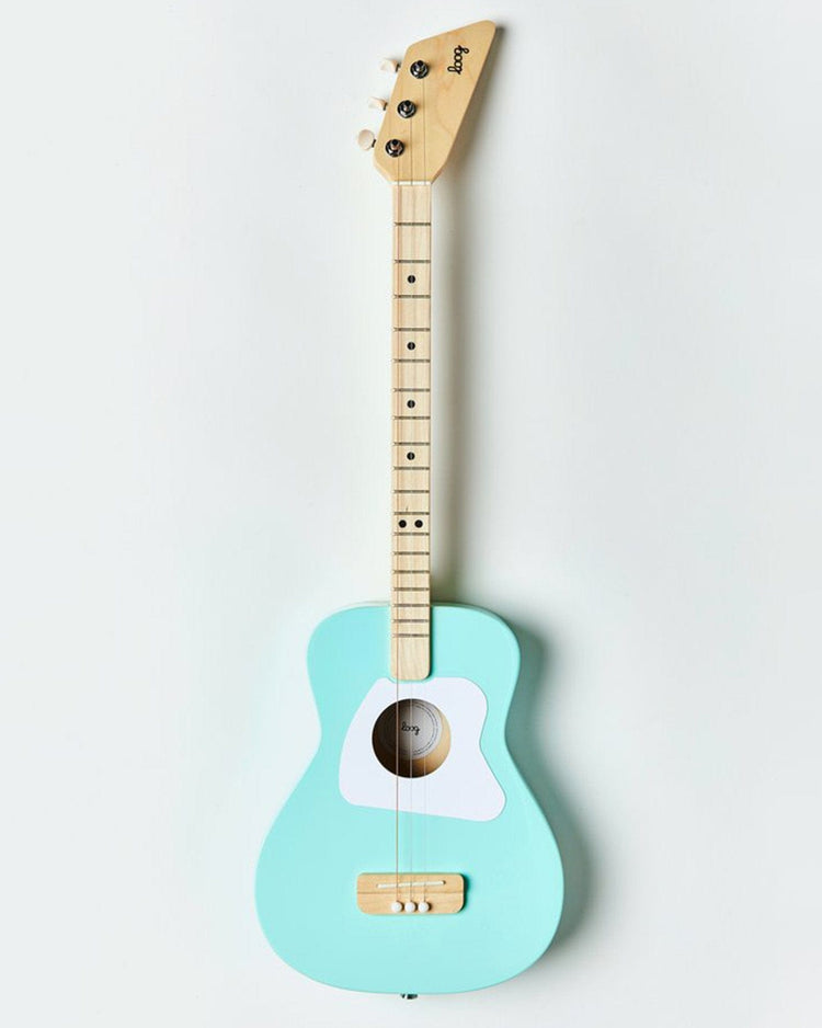 Little loog guitars play loog pro acoutsic in green