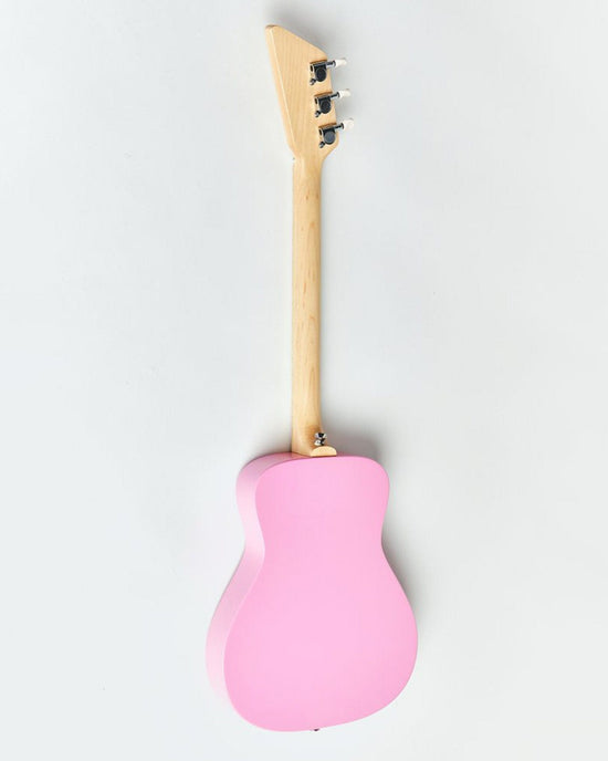 Little loog guitars play loog pro acoutsic in pink