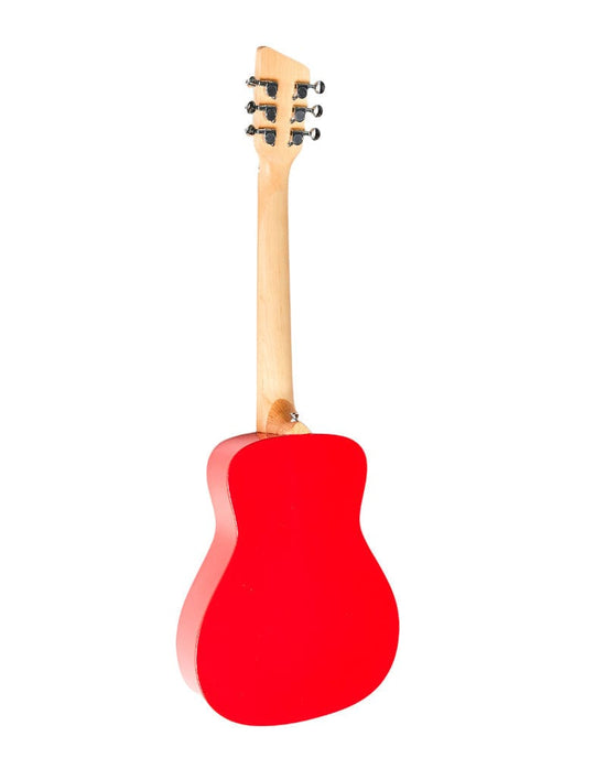 Little loog guitars play loog pro VI acoustic in red