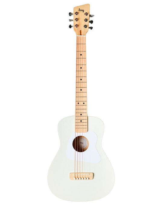 Little loog guitars play loog pro VI acoustic in white