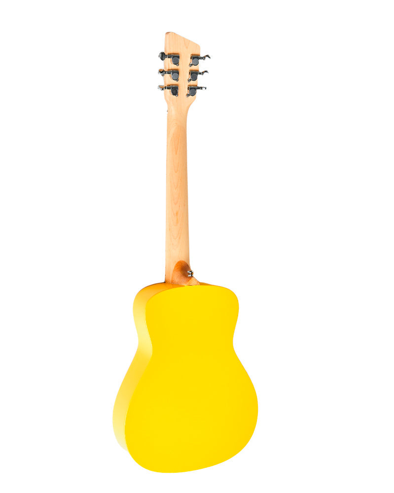 Little loog guitars play loog pro VI acoustic in yellow