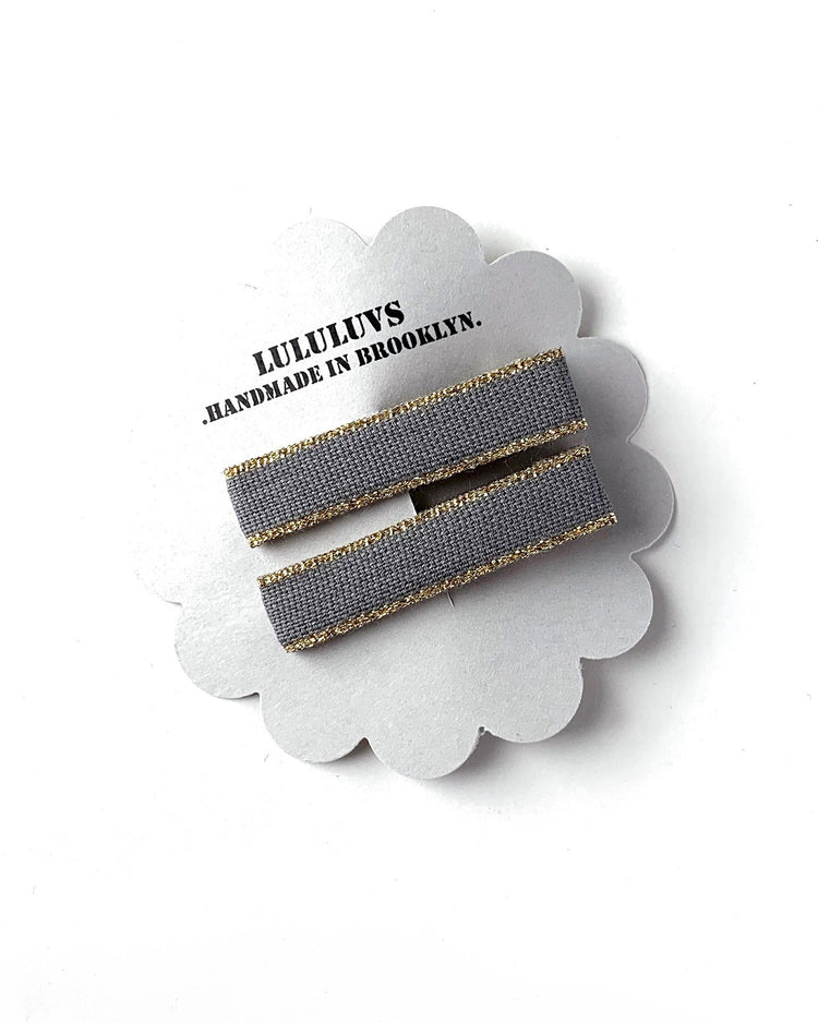 Little lululuvs accessories ribbon bar clips in concrete
