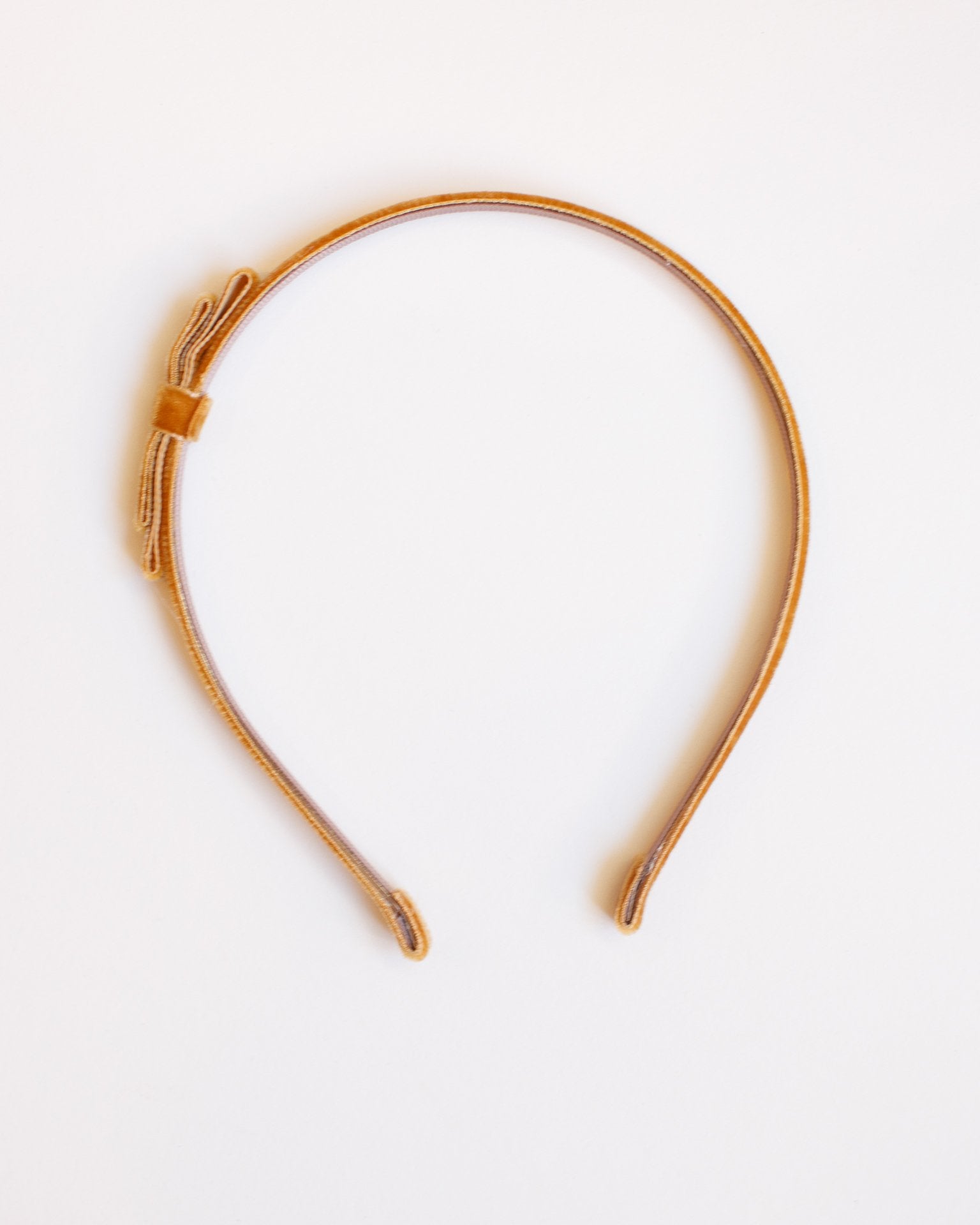 Little lululuvs accessories velvet headband in copper