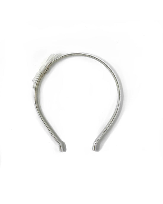Little lululuvs accessories velvet headband in ivory