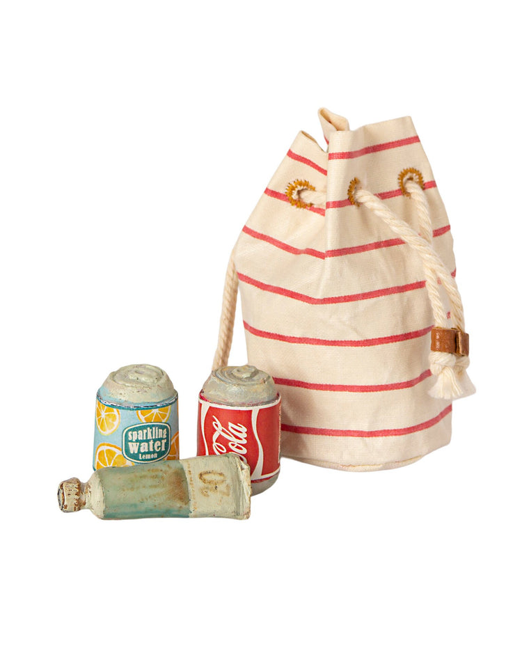 Little maileg play bag with beach essentials
