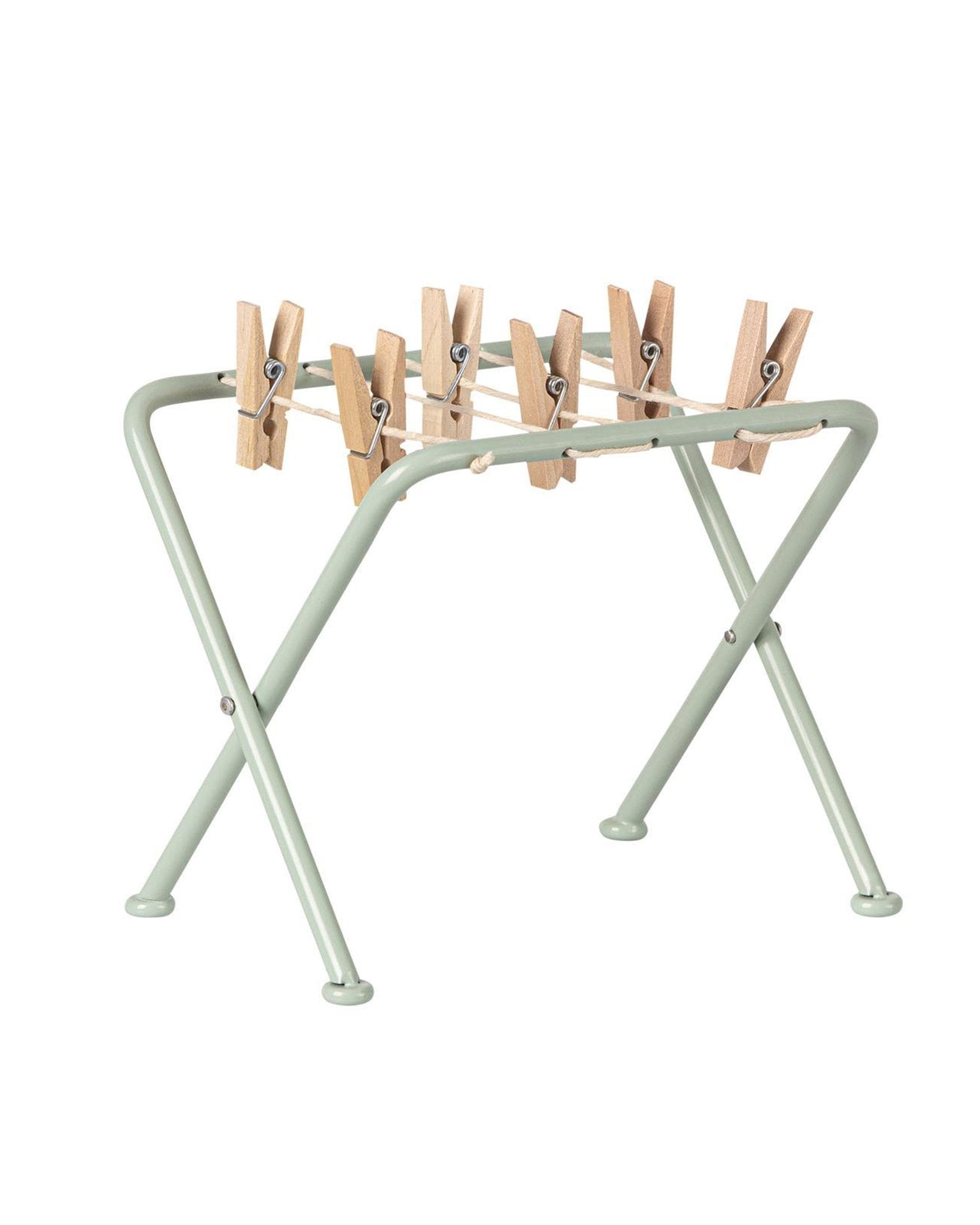 Little maileg play drying rack with pegs