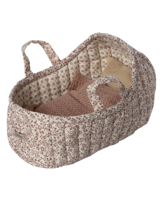 Little maileg play large carrycot in off-white