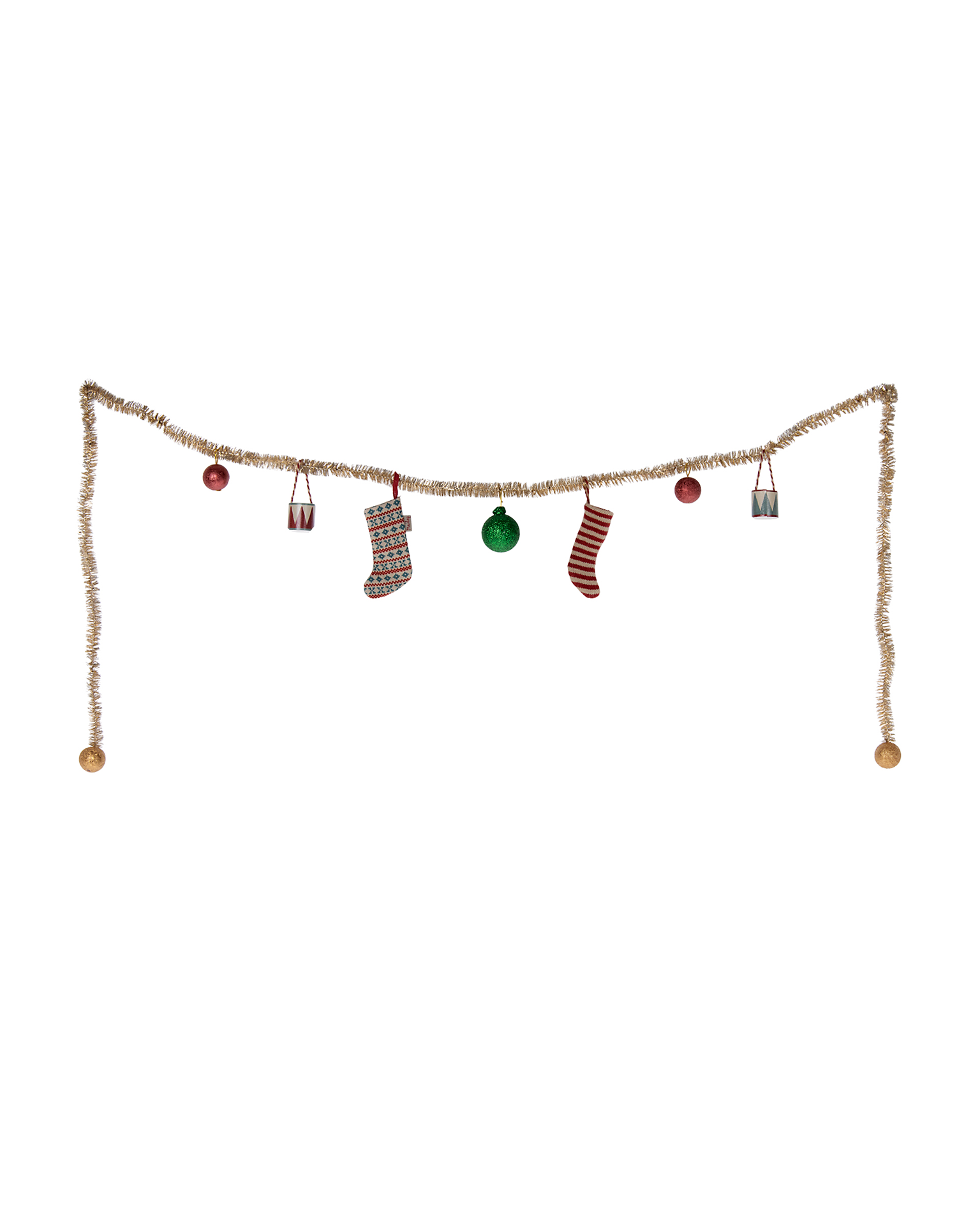 Little maileg play large christmas garland in gold