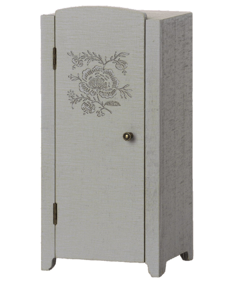 Little maileg play miniature closet in grey + mint