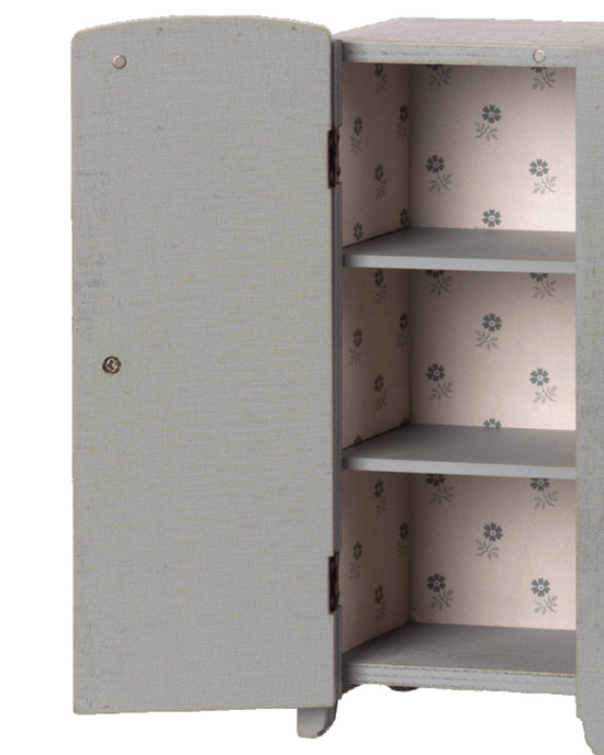 Little maileg play miniature closet in grey + mint