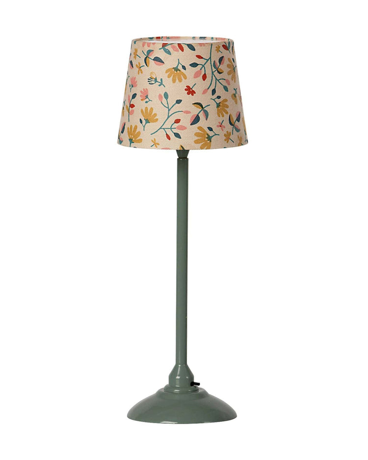 Little maileg play miniature floor lamp in dark mint