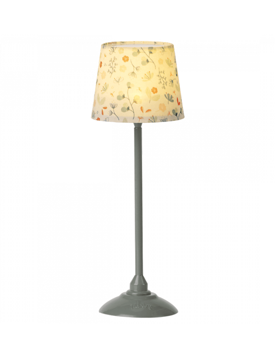 Little maileg play miniature floor lamp in mint