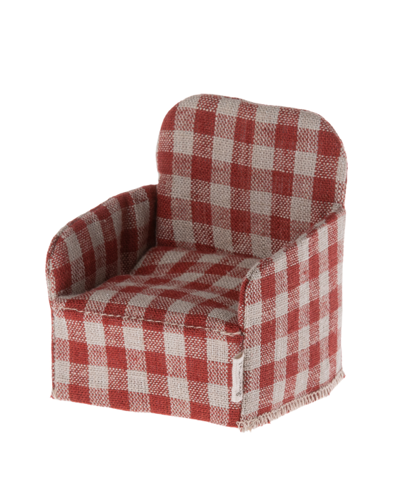 Little maileg play mouse chair in red